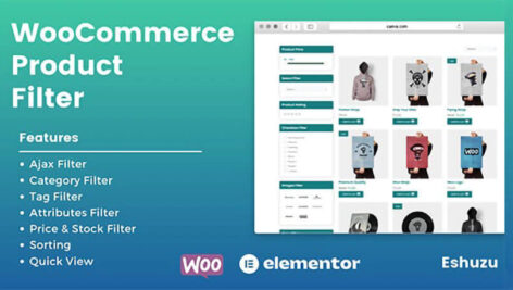 افزونه فیلتر محصولات ووکامرس برای المنتور